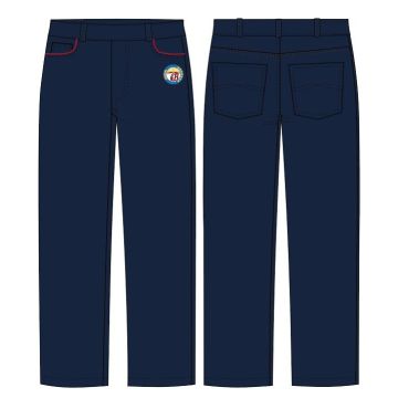 PANTALON UNIFORME LARGO INFANTIL